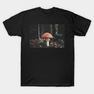 Red and White Mushroom T-Shirt